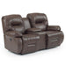 BRINLEY LOVESEAT POWER ROCKING CONSOLE LOVESEAT- L700RQ7 - Dow Furniture (ME)