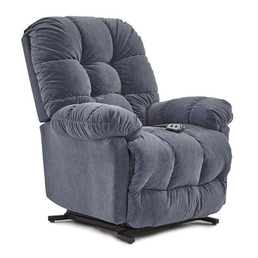 BROSMER LEATHER POWER LIFT RECLINER W/ HEAD TILT- 9MZ81-1LU - Dow Furniture (ME)