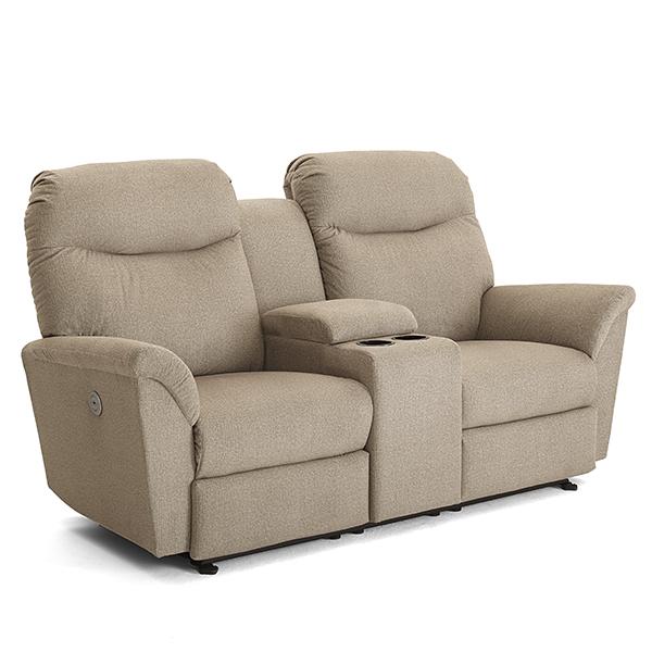 CAITLIN LOVESEAT LEATHER POWER HEAD TILT SPACE SAVER LOVESEAT - L420CZ4