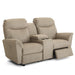 CAITLIN LOVESEAT LEATHER SPACE SAVER LOVESEAT- L420CA4 - Dow Furniture (ME)