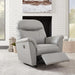 CAITLIN LEATHER SPACE SAVER RECLINER- 4N24LU - Dow Furniture (ME)