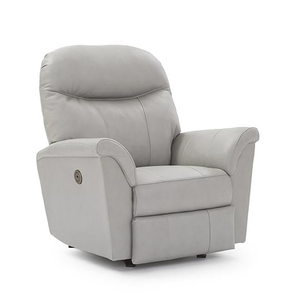 CAITLIN LEATHER POWER SWIVEL GLIDER RECLINER- 4NP25LU