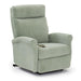 CODIE LEATHER POWER HEAD TILT SWIVEL GLIDER RECLINER- 1AZ05LU - Dow Furniture (ME)