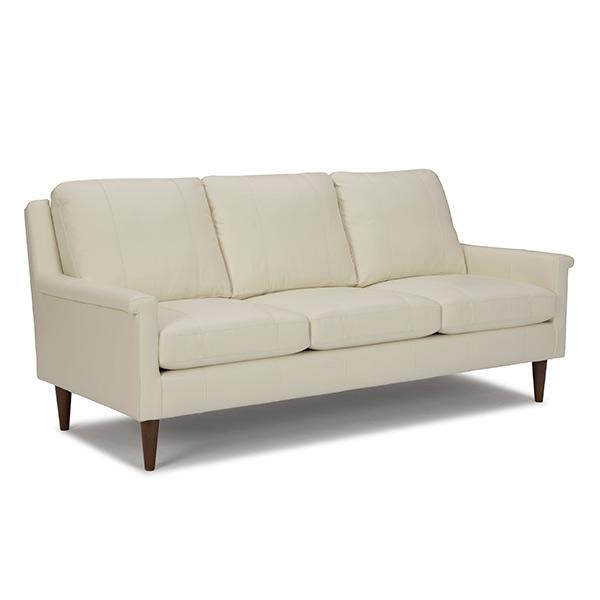 DACEY COLLECTION LEATHER STATIONARY SOFA- S11DWLU - Dow Furniture (ME)