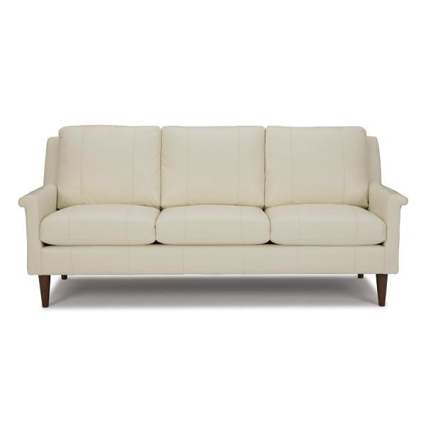 DACEY COLLECTION LEATHER STATIONARY SOFA- S11BNLU - Dow Furniture (ME)