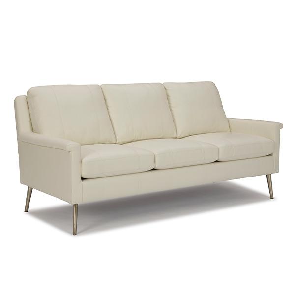 DACEY COLLECTION LEATHER STATIONARY SOFA- S11ELU - Dow Furniture (ME)