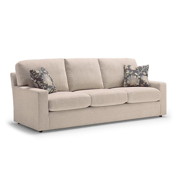 DOVELY COLLECTION STATIONARY SOFA W/2 PILLOWS- S25 - Dow Furniture (ME)