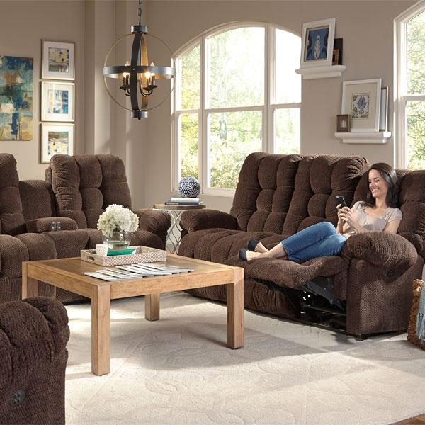 EVERLASTING COLLECTION RECLINING SOFA- S515RA4 - Dow Furniture (ME)