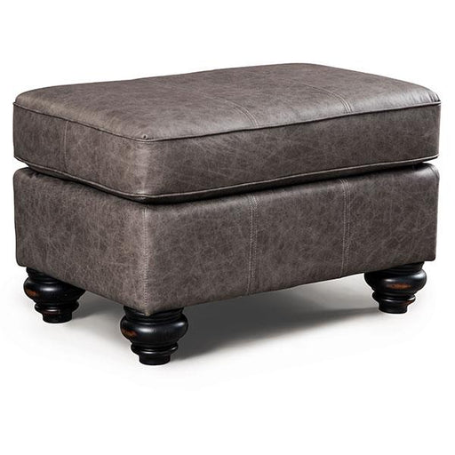 F64 LEATHER OTTOMAN- F64RLU - Dow Furniture (ME)
