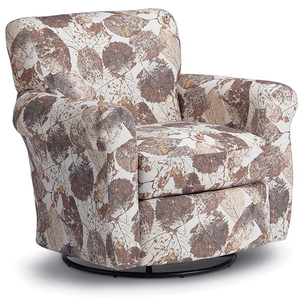 GEMILY SWIVEL GLIDER- 2837 - Dow Furniture (ME)