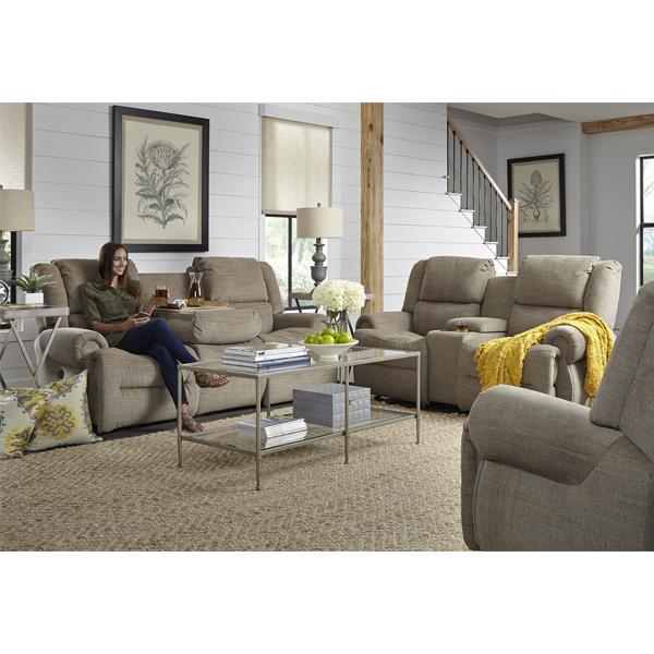 GENET COLLECTION POWER RECLINING SOFA W/ FOLD DOWN TABLE- S960RZ4 - Dow Furniture (ME)