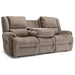 GENET COLLECTION LEATHER RECLINING SOFA W/ FOLD DOWN TABLE- S960CA4 - Dow Furniture (ME)