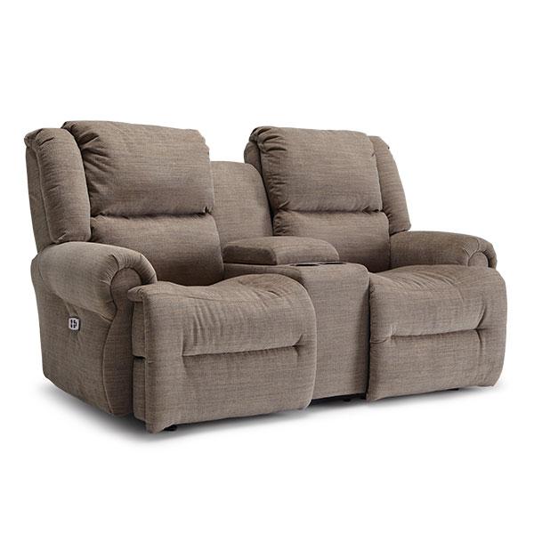 GENET LOVESEAT POWER HEAD TILT SPACE SAVER CONSOLE LOVESEAT - L960RY4 image