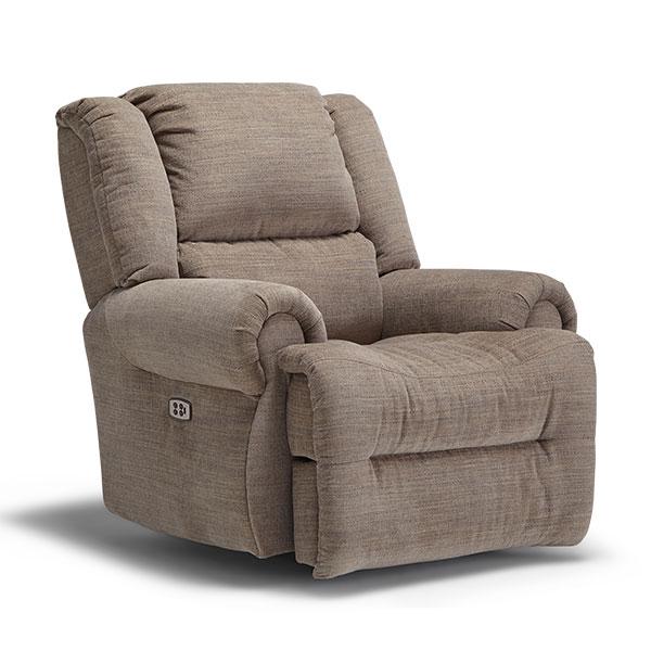 GENET LEATHER POWER SWIVEL GLIDER RECLINER- 9NP65LU