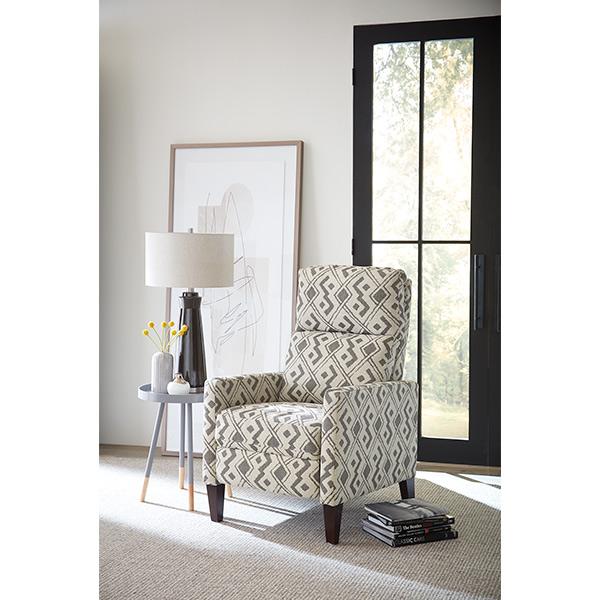 JANAE HIGH LEG RECLINER - 1L30R - Dow Furniture (ME)