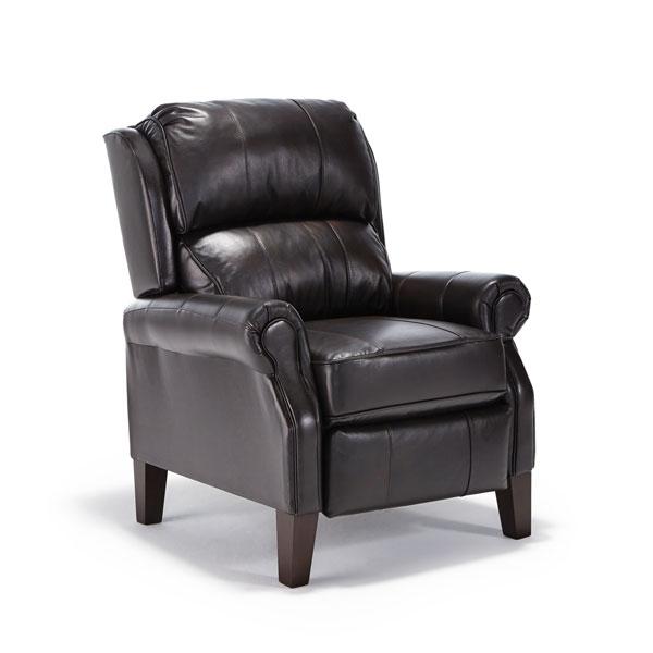 JOANNA LEATHER POWER HEAD TILT HIGH LEG RECLINER - 0LZ20ELU - Dow Furniture (ME)
