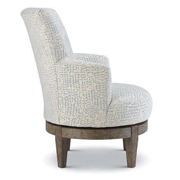 JUSTINE SWIVEL CHAIR- 2968E - Dow Furniture (ME)