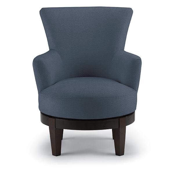 JUSTINE SWIVEL CHAIR- 2968E - Dow Furniture (ME)