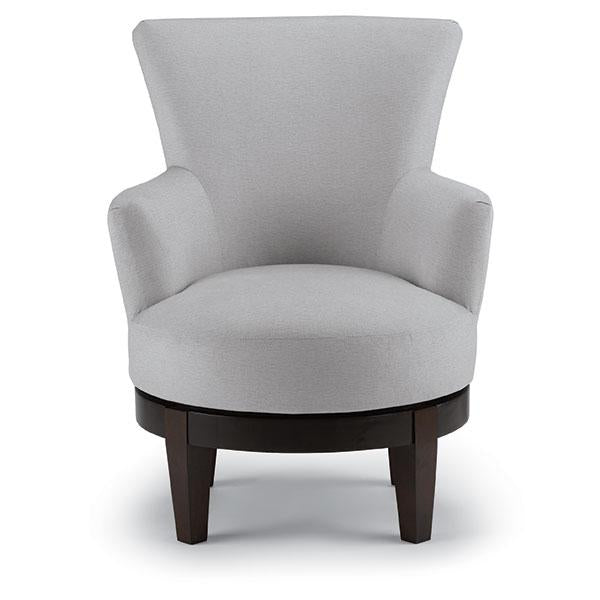 JUSTINE SWIVEL CHAIR- 2968E - Dow Furniture (ME)