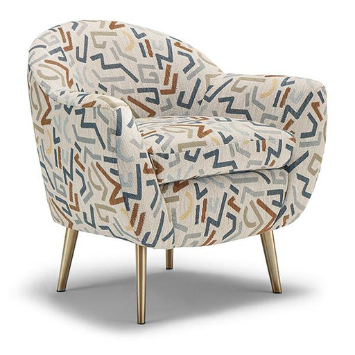 KISSLY ACCENT CHAIR- 4510BN - Dow Furniture (ME)