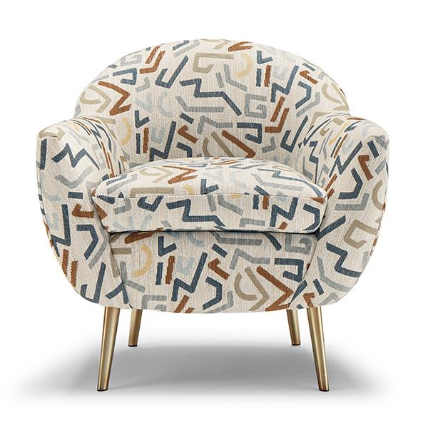 KISSLY ACCENT CHAIR- 4510BN - Dow Furniture (ME)