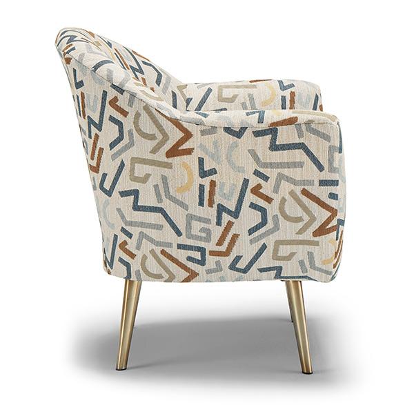 KISSLY ACCENT CHAIR- 4510BG - Dow Furniture (ME)