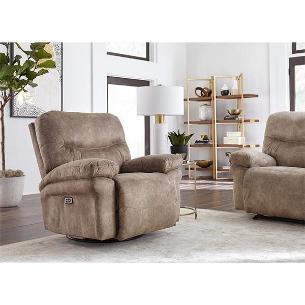 LEYA POWER HEAD TILT SWIVEL GLIDER RECLINER- 6MZ75