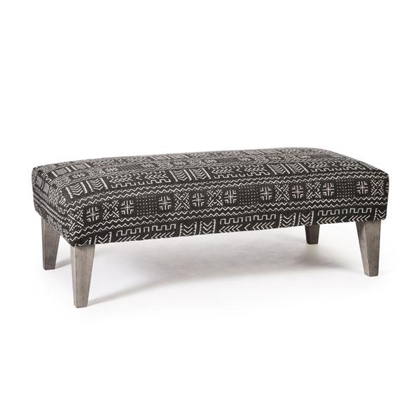 LINETTE BENCH OTTOMAN W/2 PILLOWS- 9950DW2P - Dow Furniture (ME)