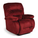 MADDOX LEATHER POWER SWIVEL GLIDER RECLINER- 8NP45LV - Dow Furniture (ME)