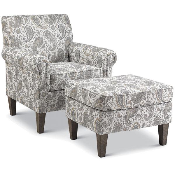 MCBRIDE CLUB CHAIR- 4010E - Dow Furniture (ME)