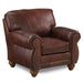 NOBLE LEATHER CLUB CHAIR- C64RLU - Dow Furniture (ME)