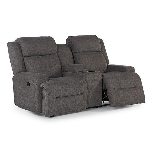 O'NEIL LOVESEAT POWER HEAD TILT ROCKER CONSOLE LOVESEAT - L920RY7 - Dow Furniture (ME)