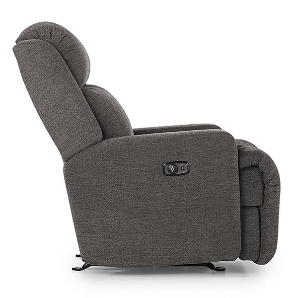 O'NEIL POWER HEAD TILT SWIVEL GLIDER RECLINER- 9NZ25 - Dow Furniture (ME)
