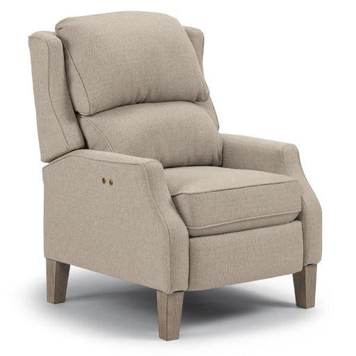 PAULEY LEATHER POWER HIGH LEG RECLINER- 3LP50ELU - Dow Furniture (ME)