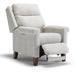 PRIMA LEATHER POWER HIGH LEG RECLINER- 3LP40ELU - Dow Furniture (ME)