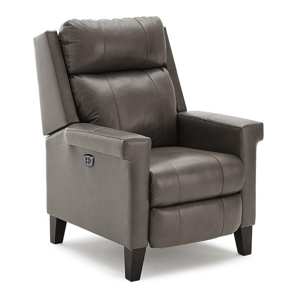 PRIMA LEATHER POWER HIGH LEG RECLINER- 3LP40DWLU - Dow Furniture (ME)