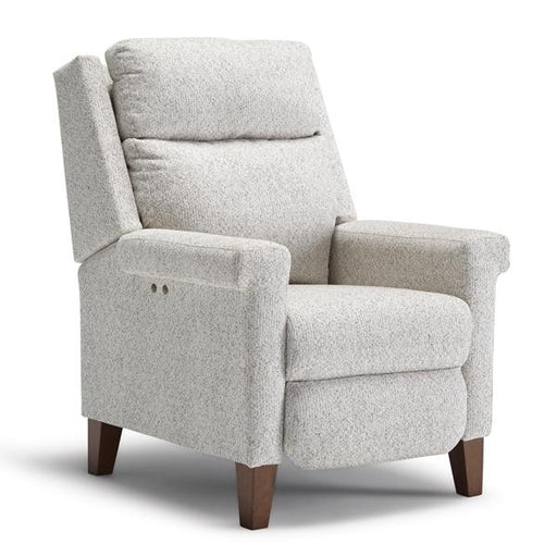 PRIMA LEATHER POWER HEAD TILT HIGH LEG RECLINER - 3LZ40RLU - Dow Furniture (ME)