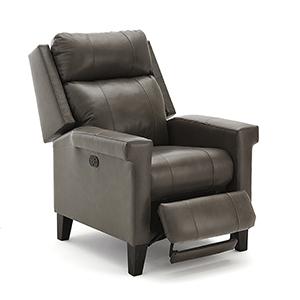 PRIMA LEATHER HIGH LEG RECLINER - 3L40DWLU - Dow Furniture (ME)