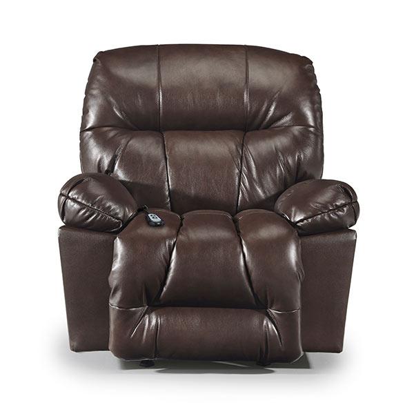 RETREAT LEATHER POWER ROCKER RECLINER- 8NP07LU - Dow Furniture (ME)