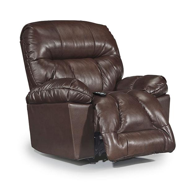 RETREAT LEATHER ROCKER RECLINER- 8N07LU