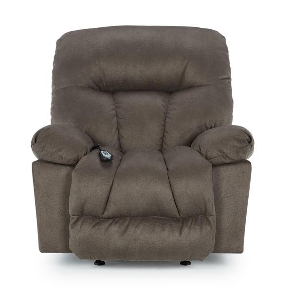 RETREAT LEATHER POWER ROCKER RECLINER- 8NP07LU - Dow Furniture (ME)