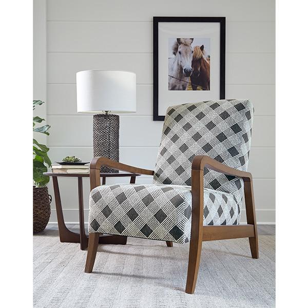 RYBE ACCENT CHAIR- 3100E - Dow Furniture (ME)