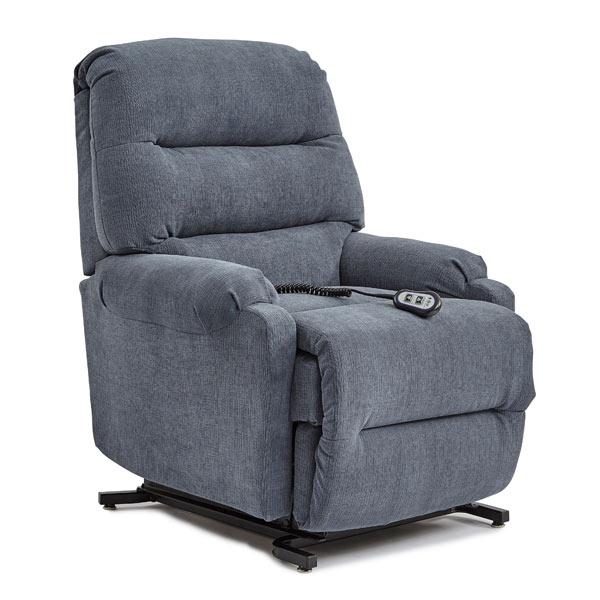 SEDGEFIELD LEATHER POWER HEAD TILT SPACE SAVER RECLINER- 9AZ64LV