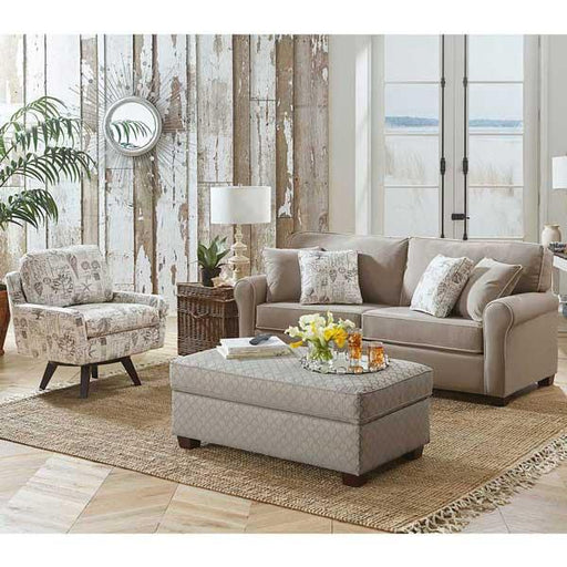 SHANNON COLLECTION MEMORY FOAM SOFA FULL SLEEPER- S14MFDW - Dow Furniture (ME)