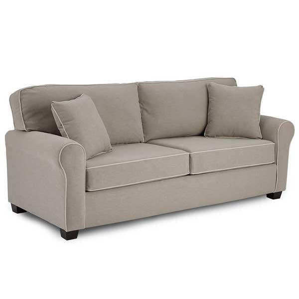 SHANNON COLLECTION STATIONARY SOFA QUEEN SLEEPER- S14QR - Dow Furniture (ME)