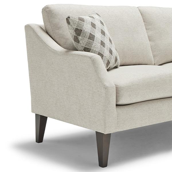 SYNDICATE COLLECTION STATIONARY SOFA W/2 PILLOWS- S32R - Dow Furniture (ME)