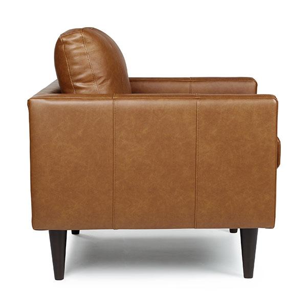 TRAFTON LEATHER CLUB CHAIR- C10RLU - Dow Furniture (ME)