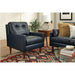 TREVIN LEATHER CLUB CHAIR- C38ELU - Dow Furniture (ME)