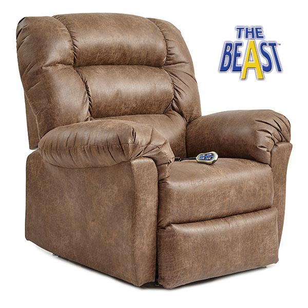TROUBADOR BEAST POWER ROCKER RECLINER - 1BP57 - Dow Furniture (ME)