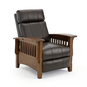 TUSCAN LEATHER HIGH LEG RECLINER - 2L20DPLU - Dow Furniture (ME)